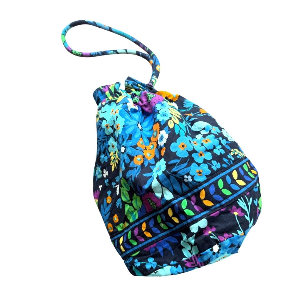 Vera Bradley Ditty Bag for Wet Things in Midnight Blues Floral